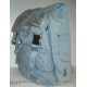 Lonsdale - Zaino estensibile jeans blu 