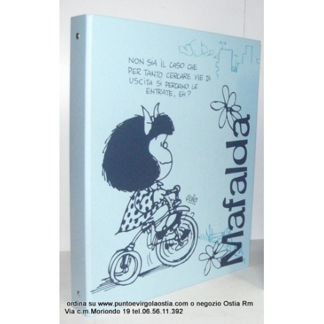Mafalda - Raccoglitore 4 anelli