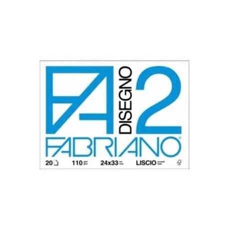 Fabriano F2 ruvido spillato - Album disegno 24x33 cm