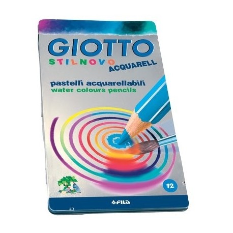 Giotto Stilnovo metallo - matite 24 colori assortiti