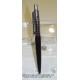 Parker Jotter premium - Penna sfera - fusto nero -cappuccio metallo satinato quadrettato
