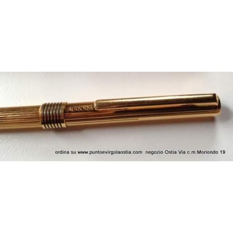 Aurora MarcoPolo - Penna sfera laminata oro