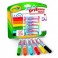 Crayola Washable - pennarelli 6 colori assortiti per lavagne bianche
