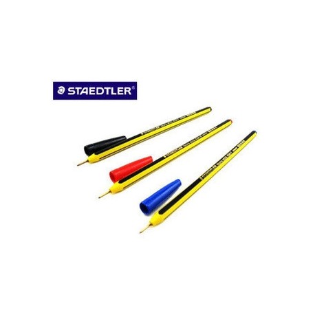 Staedtler 434-03BK2I – Schwarzer Fineliner, Robust & Langlebig Für Kreative Skizzen Und Notizen