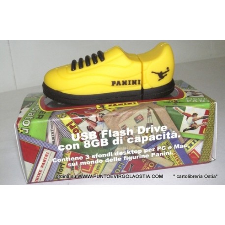 Calciatori Panini - Pen usb 8 gb scarpetta